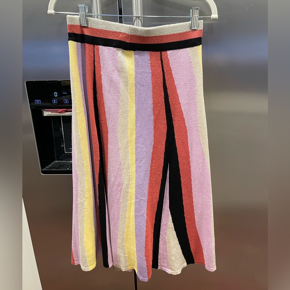Anthropology LAIA Multicolor iridescent Skirt - Picture 5 of 7